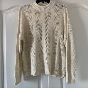 DIP Knit White Cream Sweater